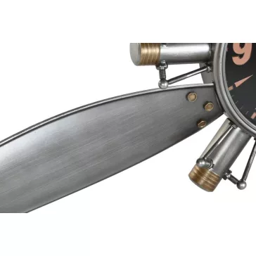 Falióra propeller fém 121x7x106 cm ezüst