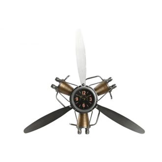 Falióra propeller fém 63x12x55 cm ezüst