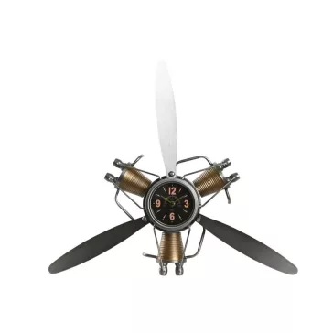 Falióra propeller fém 63x12x55 cm ezüst