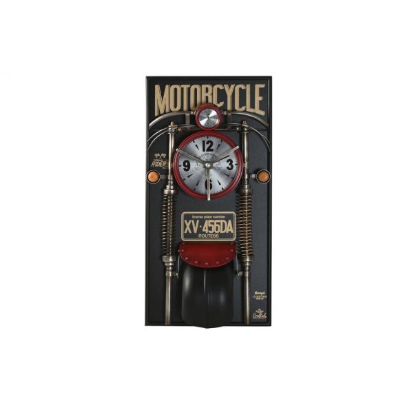 Falióra motor fém 60x18x120 cm piros