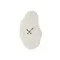 Reloj mdf 60x4x100 forma envejecido blanco
