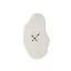 Reloj mdf 60x4x100 forma envejecido blanco