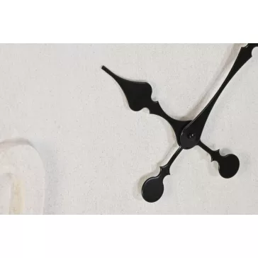 Reloj mdf 60x4x100 forma envejecido blanco