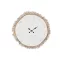 Reloj mdf fibra 85x7x85 blanco