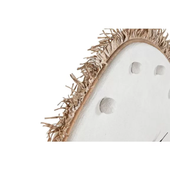 Reloj mdf fibra 85x7x85 blanco