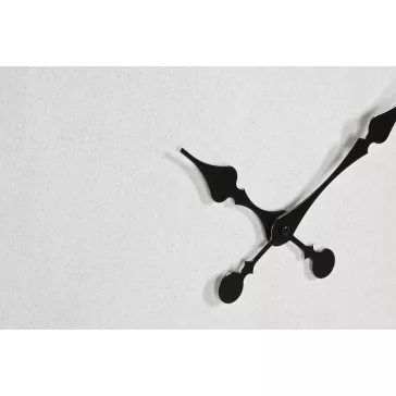 Reloj mdf fibra 85x7x85 blanco