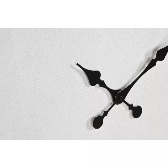 Reloj mdf fibra 85x7x85 blanco