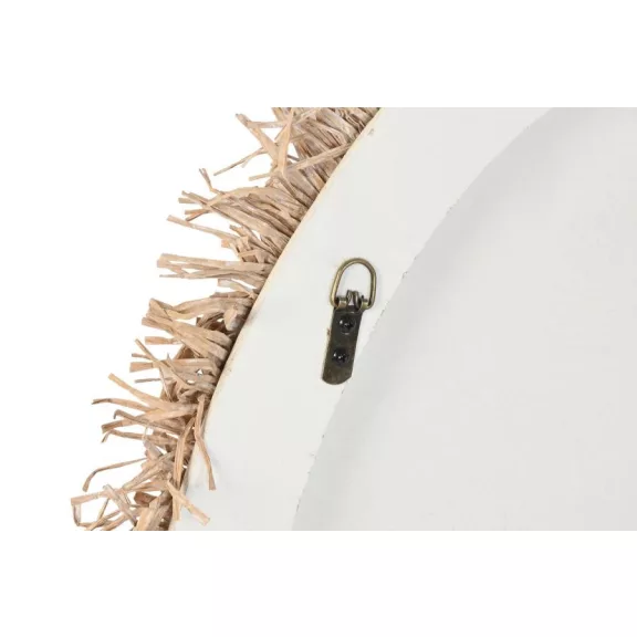 Reloj mdf fibra 85x7x85 blanco