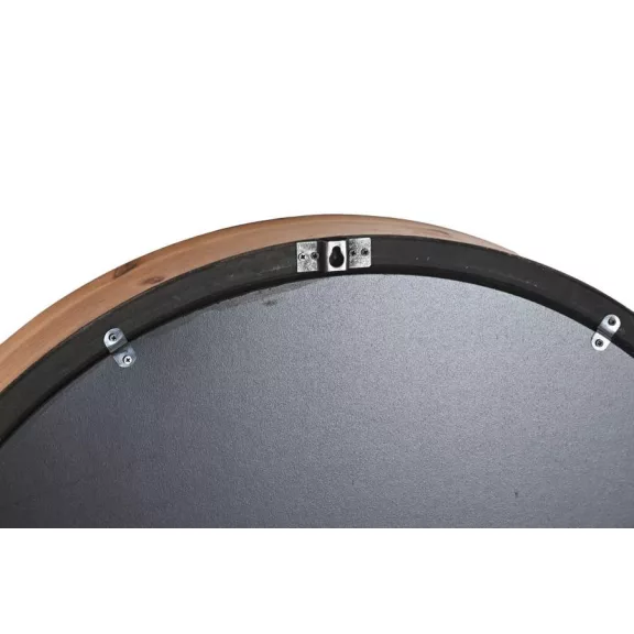 Reloj pared pino cristal 63,5x8x63,5 movimiento