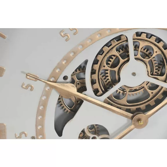 Reloj pared abeto cristal 63x8x63 movimiento