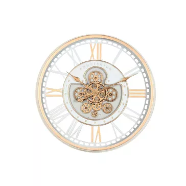 Reloj pared metal cristal 60,5x9,5x60,5 movimiento