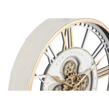 Reloj pared metal cristal 60,5x9,5x60,5 movimiento