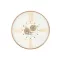 Reloj pared metal cristal 80x8x80 movimiento