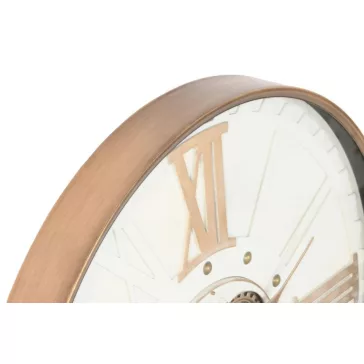 Reloj pared metal cristal 80x8x80 movimiento