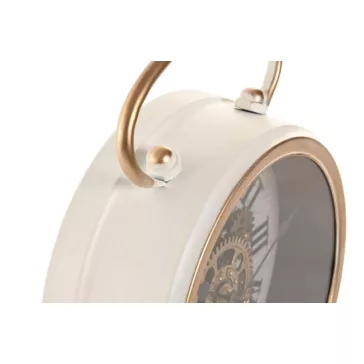 Reloj sobremesa metal cristal 23,5x8x30 movimiento