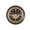 Reloj pared hierro cristal 100x14x100 dorado