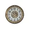 Reloj pared hierro cristal 80x9,5x80 movimiento