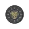 Reloj pared hierro cristal 46x8,5x46 azul marino