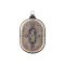 Reloj pared hierro cristal 56x8x92 natural