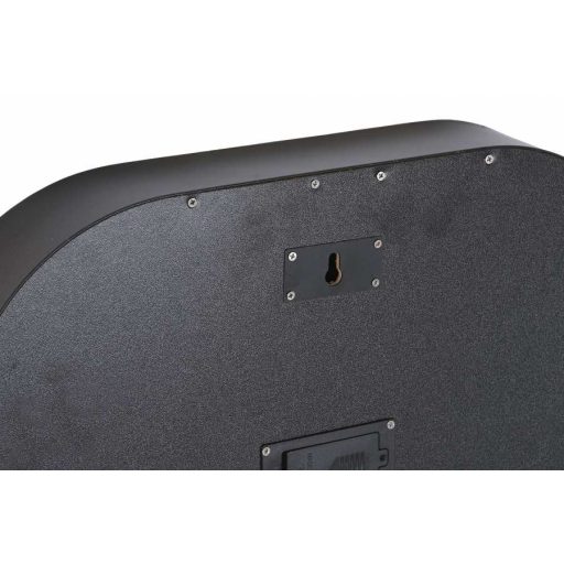 Fali óra vas- és kristályelemekkel 43 × 8,5 × 63 cm, kvarc szerkezettel