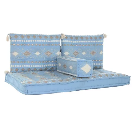 Fotel szett 4db-os pamut 155x76x65 régies zöld